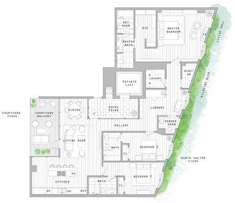 garden flat 12 floor plan